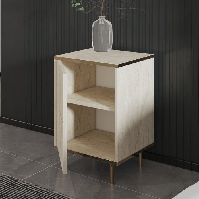Hanah Home Imaj - Travertino, Gold
